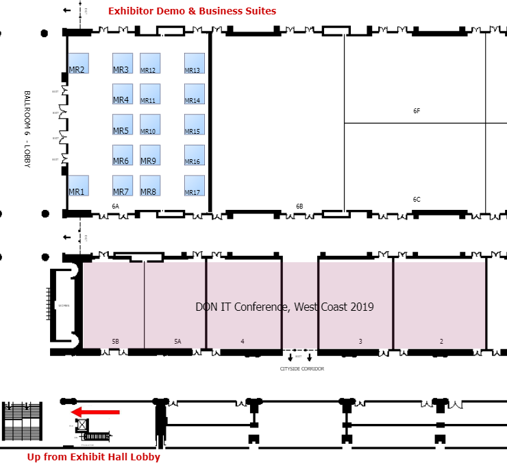 Exhibitor Demo and Business Suites Floorplan